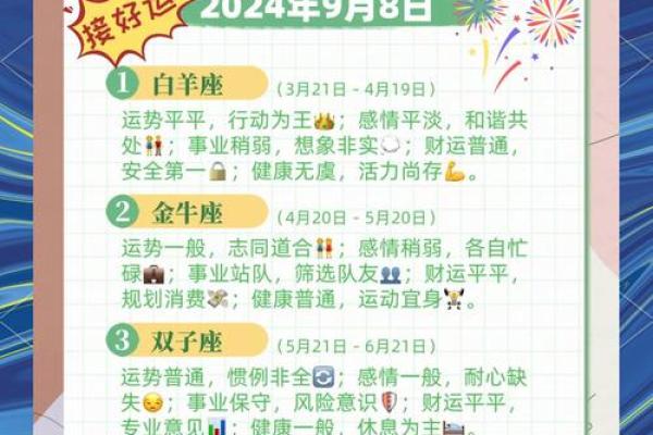 八月29日12星座运势