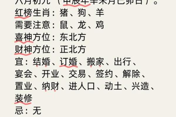 黄历择吉 2024年农历十二月属猪人订婚吉日