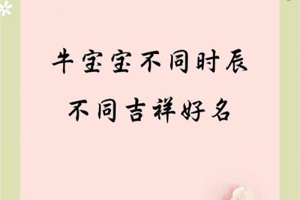 如何给辰时出生的属牛男孩起名姓名