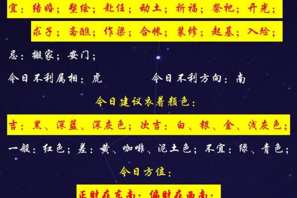 7月7号诸事宜忌老黄历！