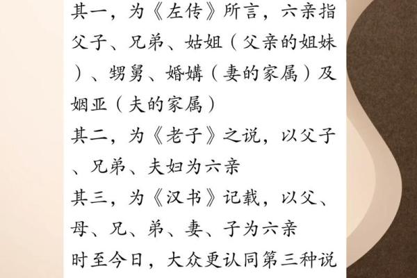 风水六亲不认的六亲是哪六亲