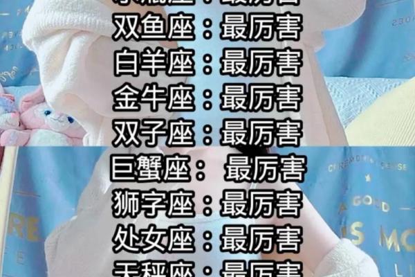 十二星座代表的东西大全，充分认识12星座